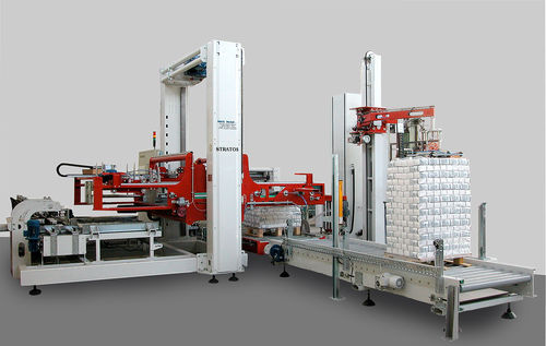 Layer palletizer - STRATOS 20-P3 - MAS PACK - for sacks / package / bulk products