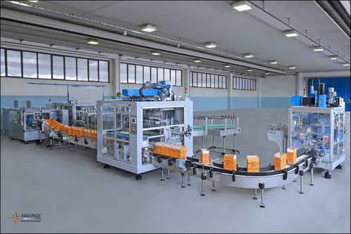 Pick-and-place case packer - ACCUPACK 20-3/6 - MAS PACK - automatic / bottle / for the food and beverage industry