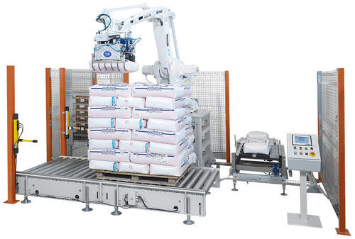 Layer palletizer - IRB 460 - MF TECNO - MASSINI INDUSTRIES srl - bag / for boxes / automatic