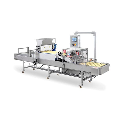 Biscuit production line with extruder - SYR - Minipan S.r.l. Food Processing Machines - PLC-controlled