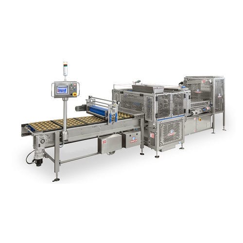 Cookie production line with cutter - COMBY PLUS 800 - Minipan S.r.l. Food Processing Machines - with extruder / PLC-controlled / multi-head