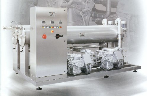 Liquid cooler - FRIGOUNIVERSAL - TMCI Padovan S.p.A. - Newpack and Chemtech Divisions - scraped surface