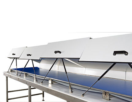 Chocolate cooling tunnel - POWER SLIM - Prefamac Chocolate Machines N.V.