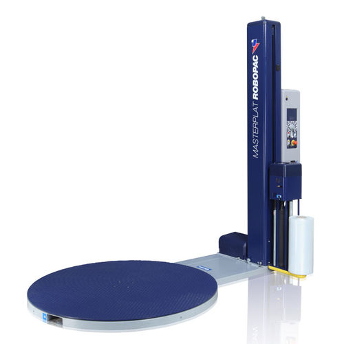 Turntable stretch wrapper - MASTERPLAT PLUS series - ROBOPAC SPA - automatic / for industrial applications / for cardboard boxes