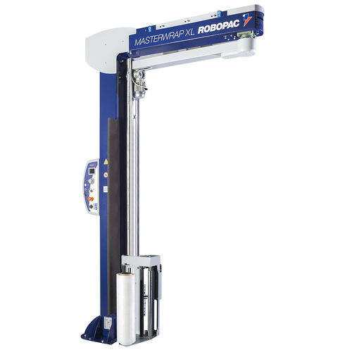 Rotary arm stretch wrapper - MASTERWRAP PLUS XL  - ROBOPAC SPA - semi-automatic / for cardboard boxes / paper