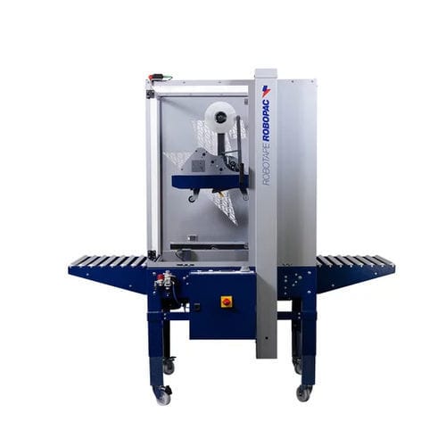 Four-flap case sealer - Robotape A HD - ROBOPAC SPA - adhesive tape / semi-automatic
