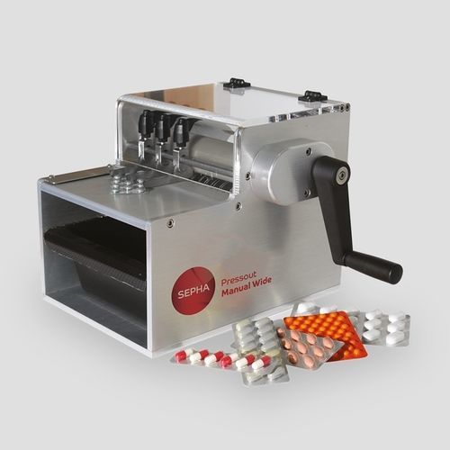 Manual deblister machine - PressOut - Sepha Ltd.