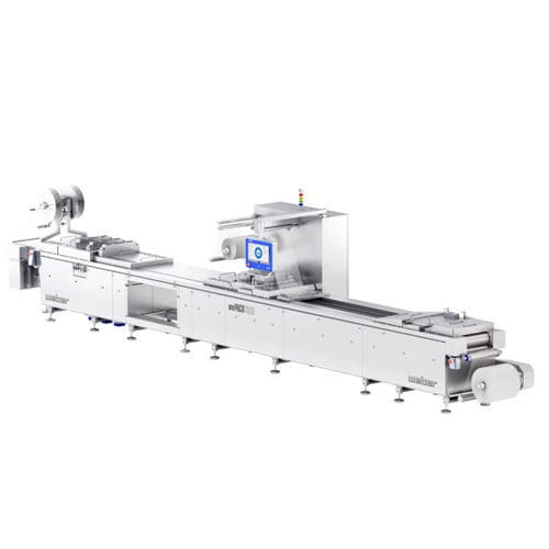 Roll-fed thermoforming machine - wePACK 4000 - Weber Maschinenbau - for food packaging / for MAP packaging / automatic