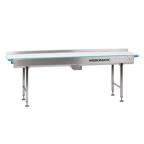 Belt conveyor - CB 60 / CB 80 - WEBOMATIC - horizontal / transport / drum motor