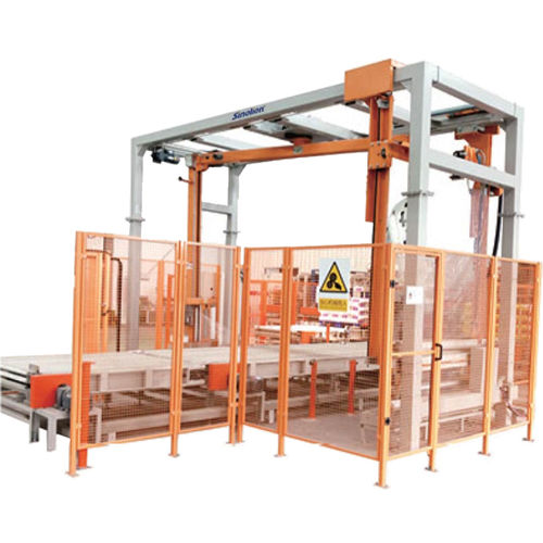 Rotary arm stretch wrapper - R1800FZ-PL-FM1800  - SHANDONG  SINOLION  MACHINERY  CORP  LTD - fully-automatic / for the food and beverage industry / for industrial applications