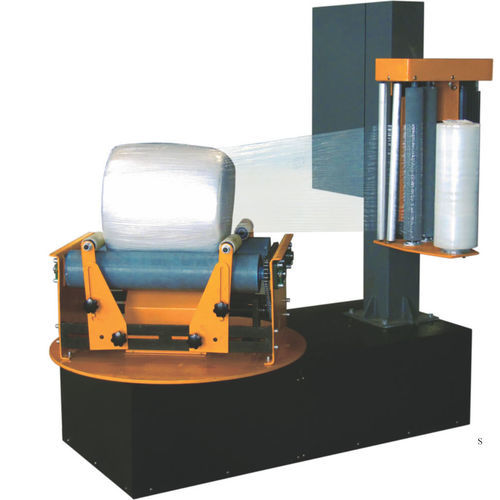 Turntable wrapping machine - P500 - SHANDONG  SINOLION  MACHINERY  CORP  LTD - semi-automatic / for small parts / fabric