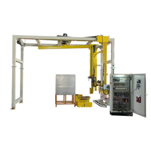 Motor wrapping machine - S800EZ-PL - SHANDONG  SINOLION  MACHINERY  CORP  LTD - orbital / automatic / for textiles