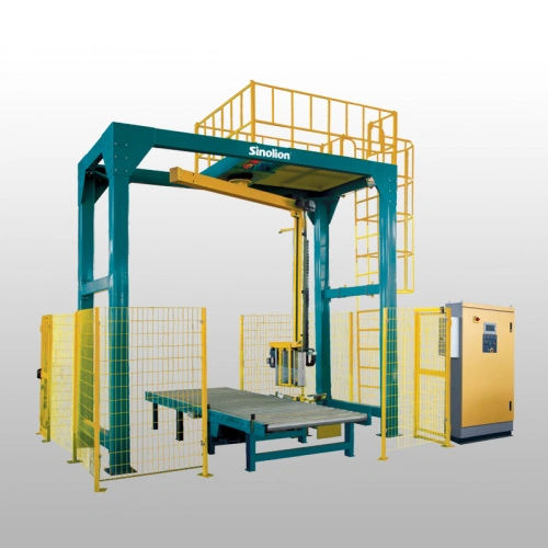 Rotary arm wrapping machine - R1800 FZ-PL - SHANDONG  SINOLION  MACHINERY  CORP  LTD - fully-automatic / for the food and beverage industry / for the manufacturing industry