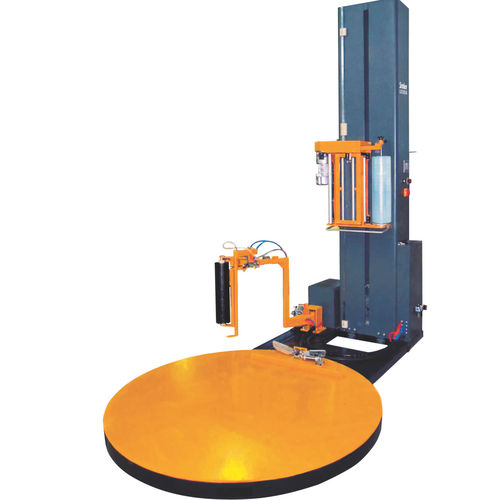 Turntable stretch wrapping machine - T1650FZ - SHANDONG  SINOLION  MACHINERY  CORP  LTD - fully-automatic / for industrial applications / pallet