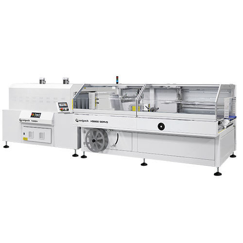 Continuous side-sealer - HS800 SERVO - Smipack S.p.A. - servo-driven / electric / with shrink tunnel