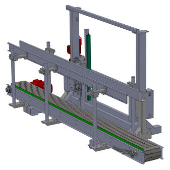 Stainless steel conveyor belt - VCG Flüssigkeitsfüllmaschinen GmbH - carbon / bag / for boxes