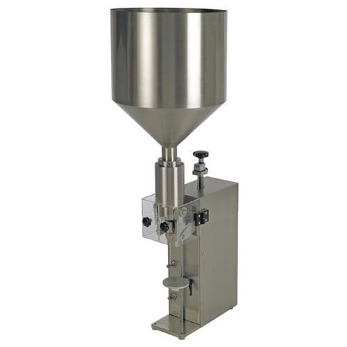Semi-automatic filling machine - FG series - WICK-Machinery GmbH - bottle / can / cup