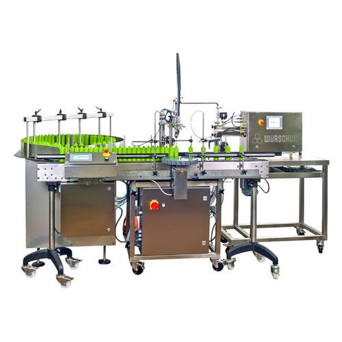 Semi-automatic filling machine - Touchfill series - Würschum GmbH Dosieranlagen-Abfüllmaschinen - cylinder / for cylinders / for chemical products
