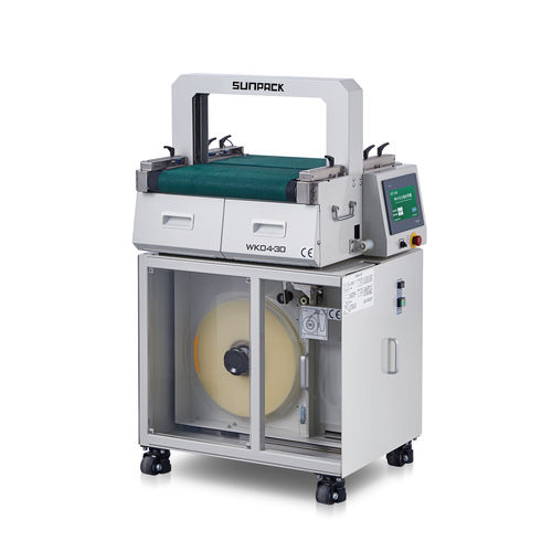 Automatic banding machine - WK04-30ABS - DONGGUAN XUTIAN MACHINE CO.LTD. - mobile / in-line / with belt conveyor