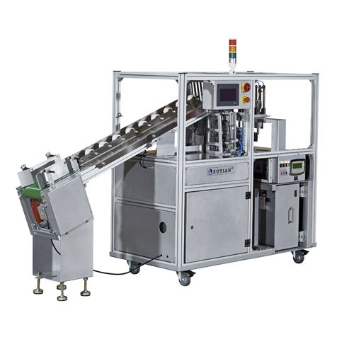 Automatic banding machine - WK02-30ABF - DONGGUAN XUTIAN MACHINE CO.LTD. - with touch screen / paper belt / for the printing industry
