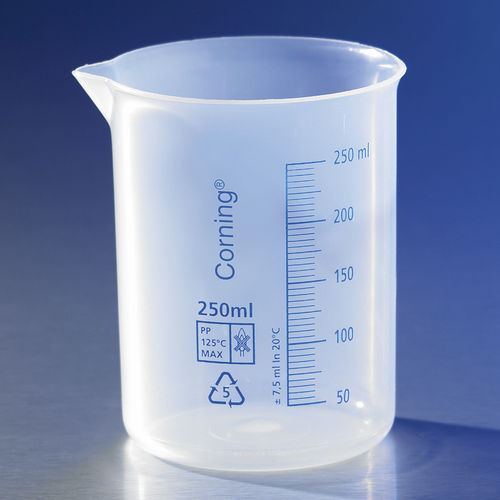 Graduated beaker - 1000P series - Corning Life Sciences - polypropylene