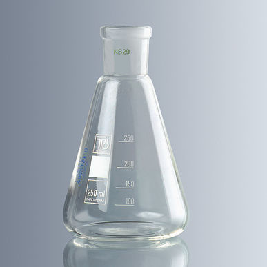 Erlenmeyer flask - 4310 series - Paul Marienfeld GmbH & Co. KG - borosilicate glass