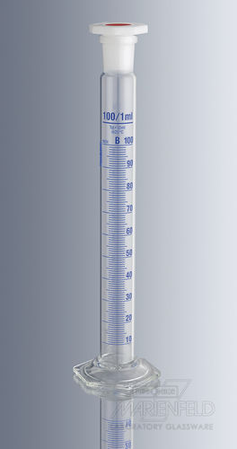 Plug hole graduated cylinder - 0.2 - 10 ml - Paul Marienfeld GmbH & Co. KG