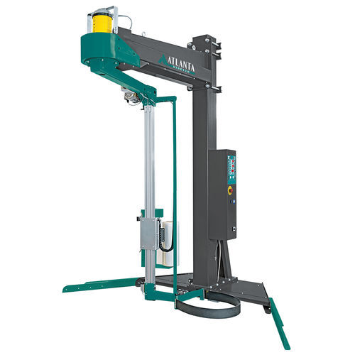 Semi-automatic stretch wrapping machine - Lybra - Atlanta Packaging UK LTD - rotary arm / with mechanic braking / for heavy loads