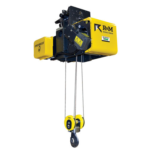 Electric cable hoist - EWR-RMSM series - Vestil Manufacturing - low-headroom / normal headroom