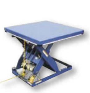 Simple scissor lift table - EHLT series - Vestil Manufacturing - hydraulic / stationary