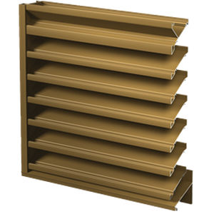 Aluminum ventilation grill - ESD-435 - Greenheck - square