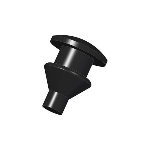 Panel buffer - 1304 - A. Vogt GmbH & Co.KG - for screws / black rubber / EPDM