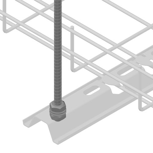 Stainless steel threaded rod - VR series - VALDINOX - guided