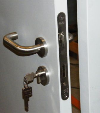 Swing door - PM40 - SILENCIO, LDA. - metal / industrial / acoustic