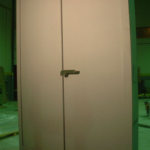 Acoustic door - PM51 - SILENCIO, LDA. - swing / metal / industrial