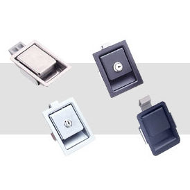 Push-to-close latch - 64 series - Southco Asia Ltd - key lock / slide / stainless steel
