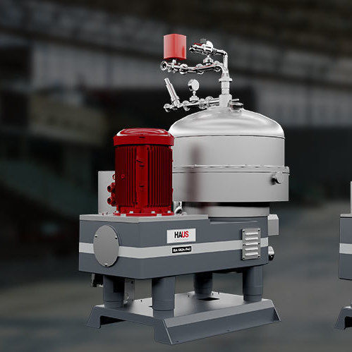 Process centrifuge - I series - HAUS CENTRIFUGE TECHNOLOGIES - vertical / for petroleum products / for the food industry