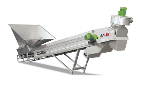 Belt conveyor - BKP-821 - HAUS CENTRIFUGE TECHNOLOGIES - inclined / food / for the food industry