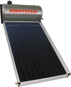 Solar water heater - 100 - 300 L | TSS series - NES - New Energy Systems