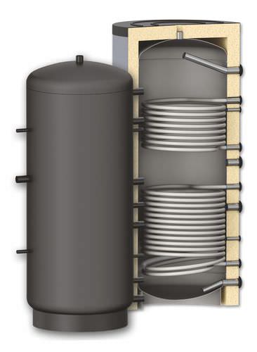 Storage tank - PR2 series - NES - New Energy Systems - for water / polyurethane / for solar heating