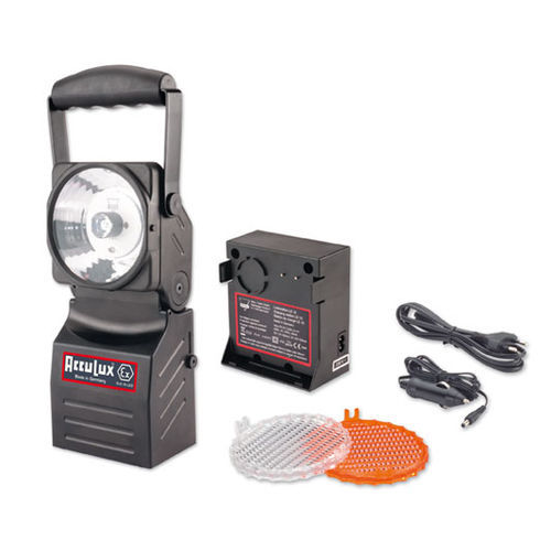LED hand lamp - AccuLux EX SLE 16 LED - KIRA Leuchten GmbH - flashing / work / ATEX