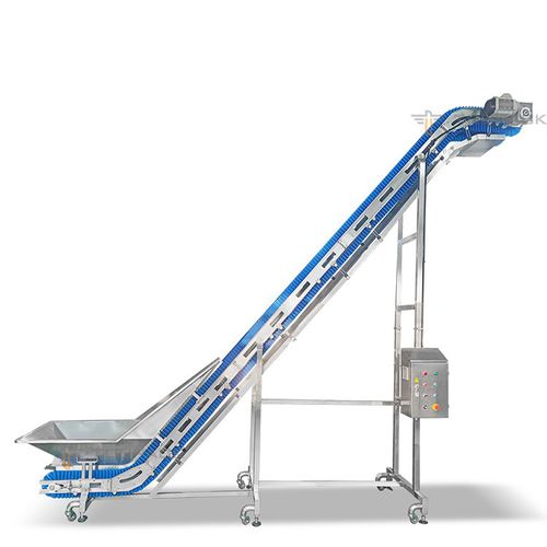 Bucket elevator for the food industry - Zhongshan TO-U Packaging Machinery Co.,Ltd - belt / automatic / for chemicals