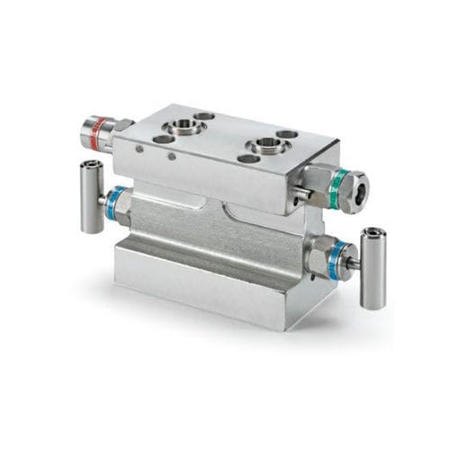 5-way manifold - M40H154NFSSVAT - HAM-LET - stainless steel / for gas / flange