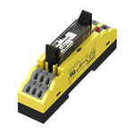 DIN rail-mounted terminal block