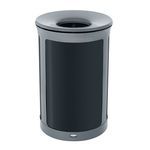 metal waste bin