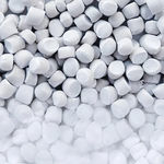 low carbon calcium carbonate/polymer composite