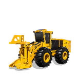rubber-tired forestry feller-buncher