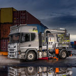 truck-mounted mechanical sweeper