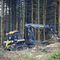 rubber-tired forestry harvester