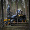 rubber-tired forestry harvester